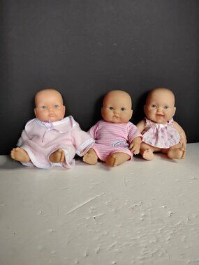 Mini Berenguer Baby Dolls 6" Soft Rubber